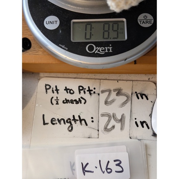 Uniqlo 100% Cotton Mesh Knit V Neck Cardigan Cream M Open Knit Boho Beach Layer - Picture 9 of 9